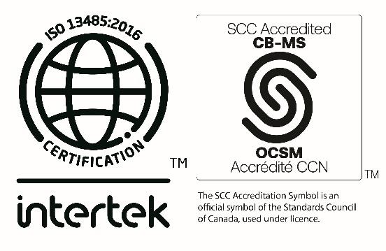 ISO 13485:2016 Certified